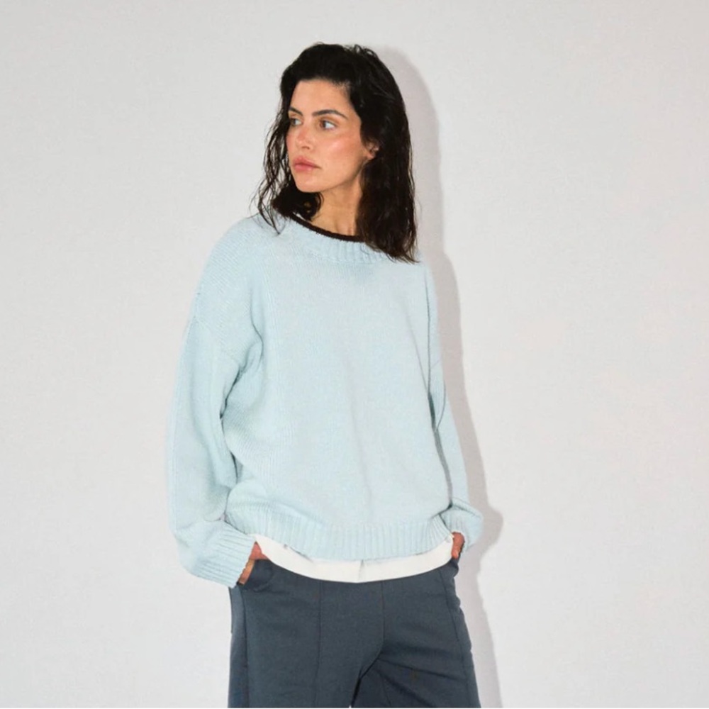 James Street Co. Blake Pullover Barely Blue